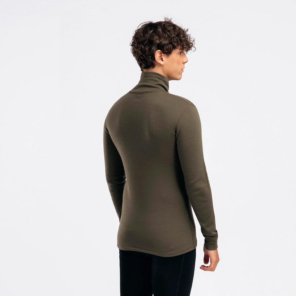Aclima - WarmWool Herre Roll Neck // Tarmac-2-XtraGrej