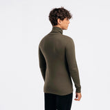 Aclima - WarmWool Herre Roll Neck // Tarmac-2-XtraGrej