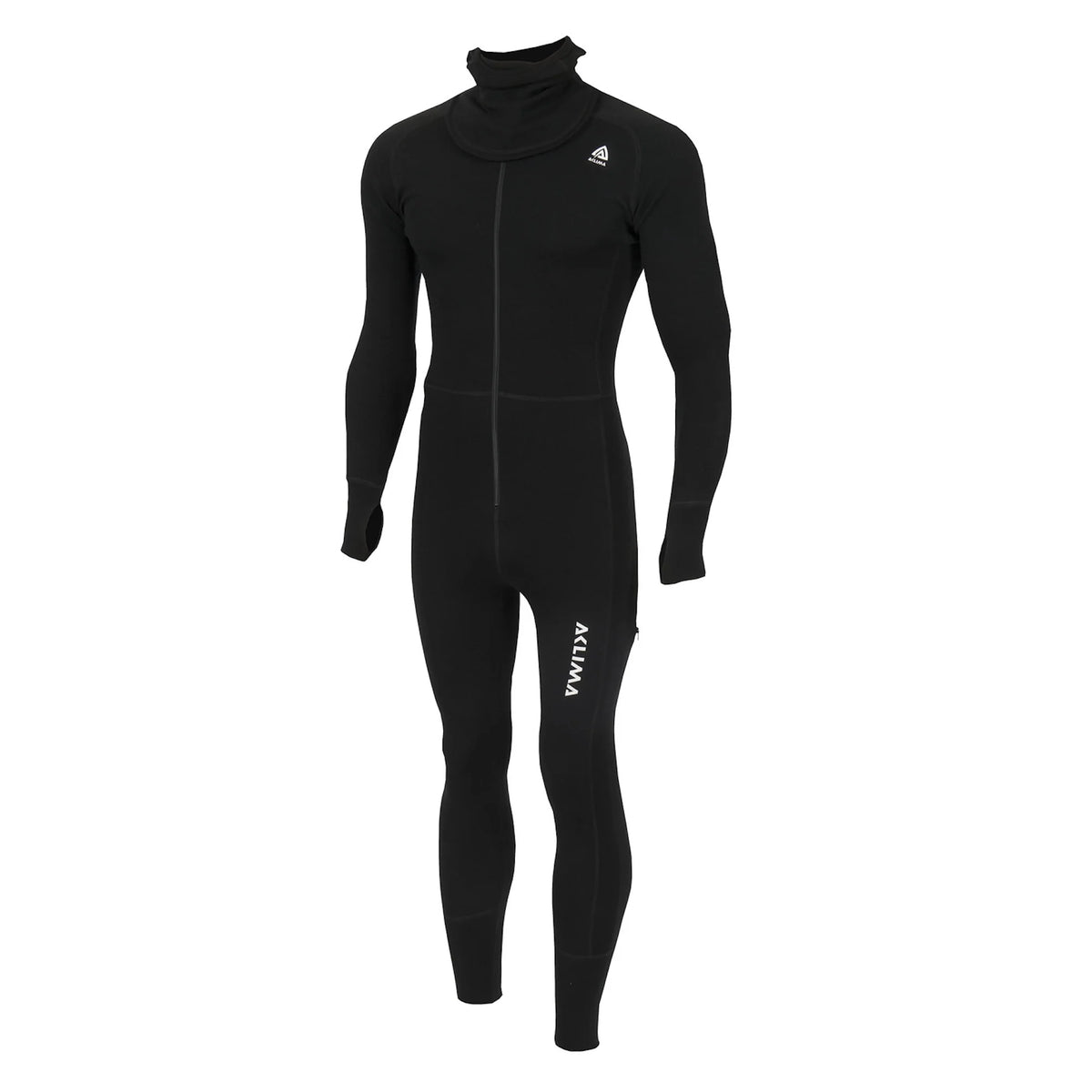 Aclima - WarmWool Overall Herre // Jet Black-2-XtraGrej