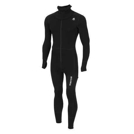 Aclima - WarmWool Overall Herre // Jet Black-2-XtraGrej