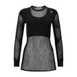 Aclima - WoolNet 120g Dame Crew Neck Uldtrøje // Sort-1-XtraGrej
