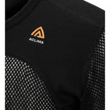 Aclima - WoolNet 120g Herre T-shirt // Sort-3-XtraGrej