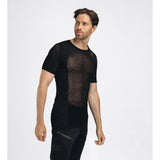 Aclima - WoolNet 120g Herre T-shirt // Sort-5-XtraGrej