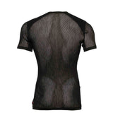 Aclima - WoolNet Light Herre Uld T-shirt // Sort-2-XtraGrej