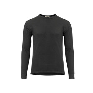 Aclima - WoolTerry 220g Herre Crew Neck // Sort-1-XtraGrej