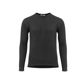 Aclima - WoolTerry 220g Herre Crew Neck // Sort-1-XtraGrej