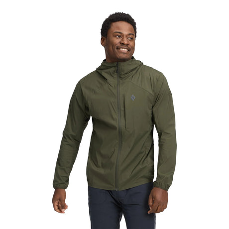 Black Diamond - Alpine Start Let Softshell Herre Jakke // Dark Moss-2-XtraGrej