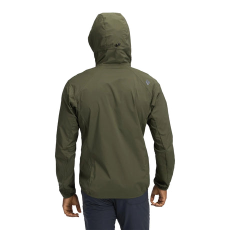 Black Diamond - Alpine Start Let Softshell Herre Jakke // Dark Moss-4-XtraGrej