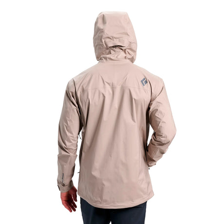 Black Diamond - FINELINE STRETCH Regnjakke // Moonstone-9-XtraGrej