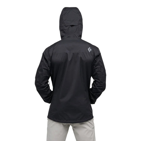 Black Diamond - FINELINE STRETCH Regnjakke // Sort-4-XtraGrej