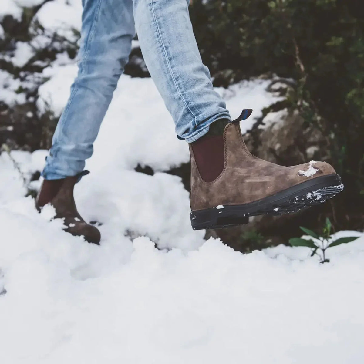 Blundstone - Chelsea Støvle #584 Vinterstøvle // Rustic Brown-5-XtraGrej