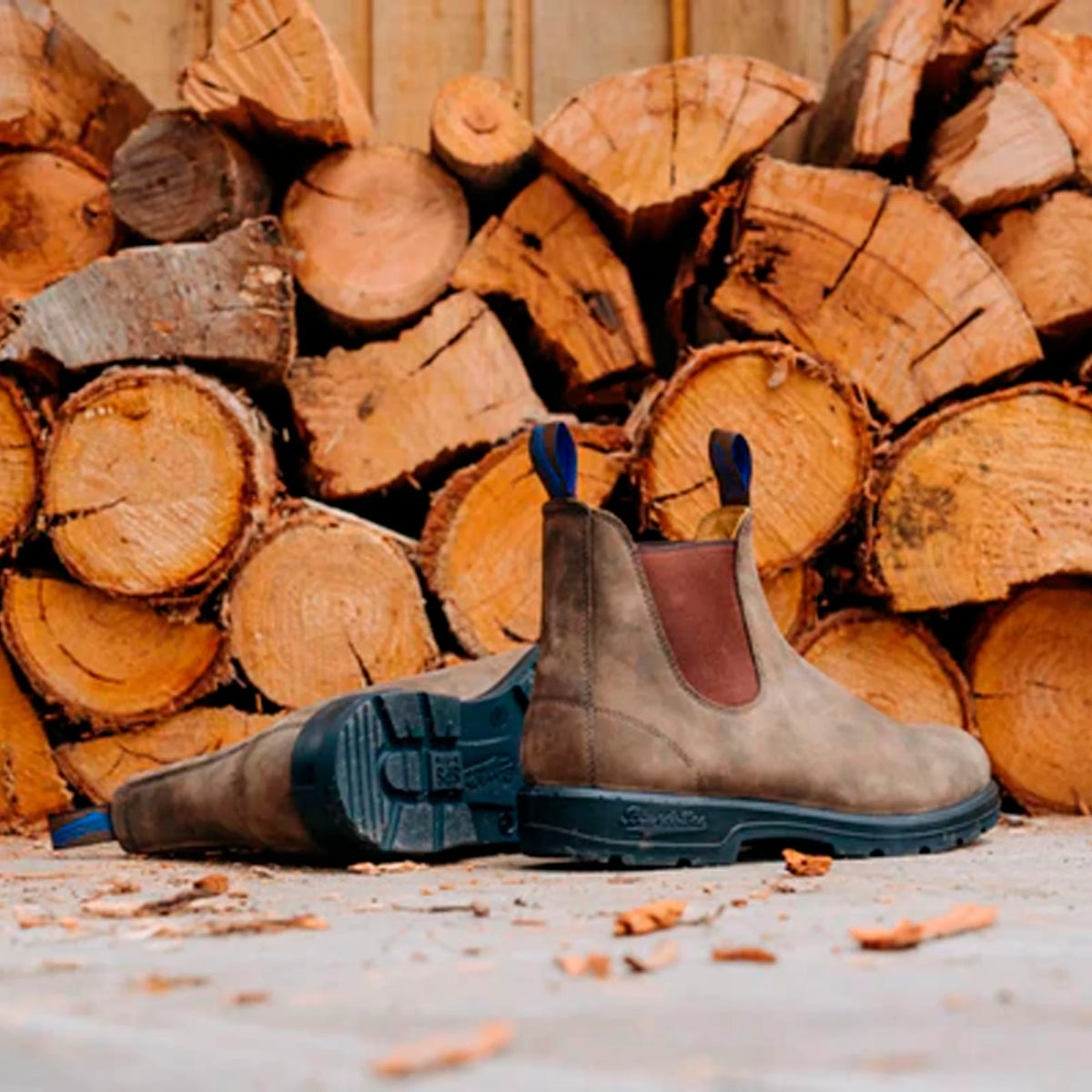 Blundstone - Chelsea Støvle #584 Vinterstøvle // Rustic Brown-6-XtraGrej