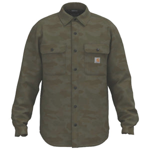Carhartt - Canvas Fleece Foret Skjortejakke // Army Green Camo-1-XtraGrej