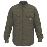Carhartt - Canvas Fleece Foret Skjortejakke // Army Green Camo-1-XtraGrej