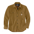 Carhartt - Canvas Fleece Foret Skjortejakke // Oak Brown-1-XtraGrej