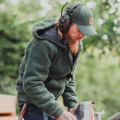 Carhartt - Fairbanks Active Fleece Jakke // Forestry Green-2-XtraGrej