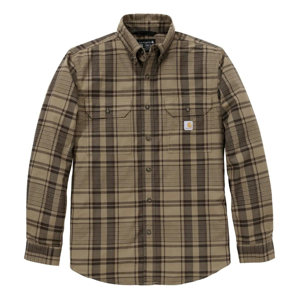 Carhartt - Fort Skjorte // Dark Clove-1-XtraGrej