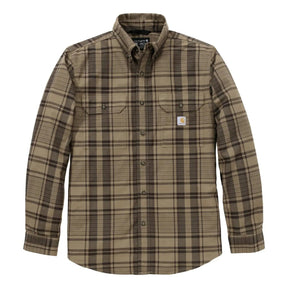 Carhartt - Fort Skjorte // Dark Clove-1-XtraGrej