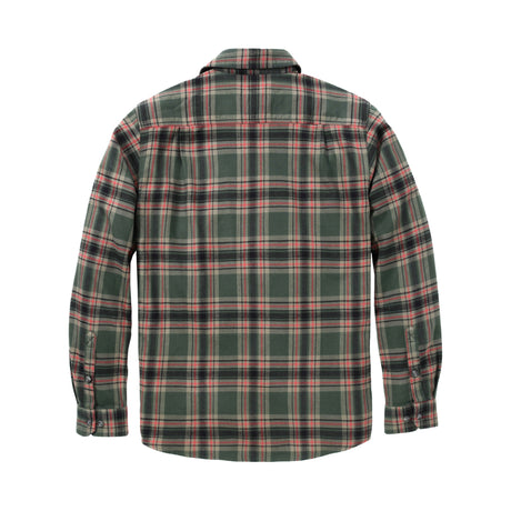 Carhartt - Langærmet Flannel Skjorte // Forestry Green / Amber Terrain-2-XtraGrej