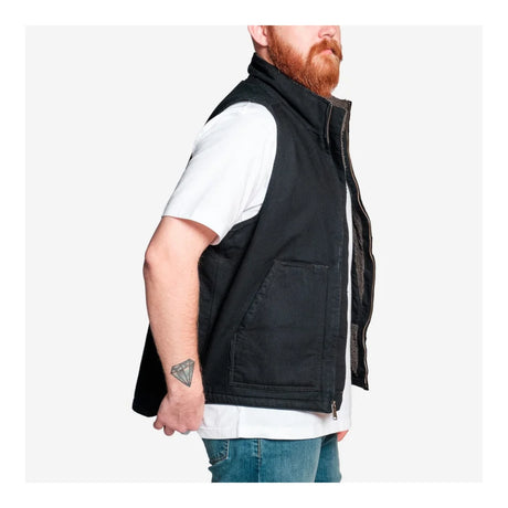 Carhartt - Washed Duck Lined Mock Neck Vest // Sort-4-XtraGrej
