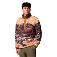 Columbia - Helvetia II Printed Half Snap Fleece Pullover // Camel Brown Sisters-1-XtraGrej