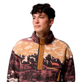 Columbia - Helvetia II Printed Half Snap Fleece Pullover // Camel Brown Sisters-2-XtraGrej