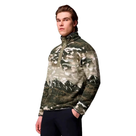 Columbia - Helvetia II Printed Half Snap Fleece Pullover // Safari Sisters-3-XtraGrej