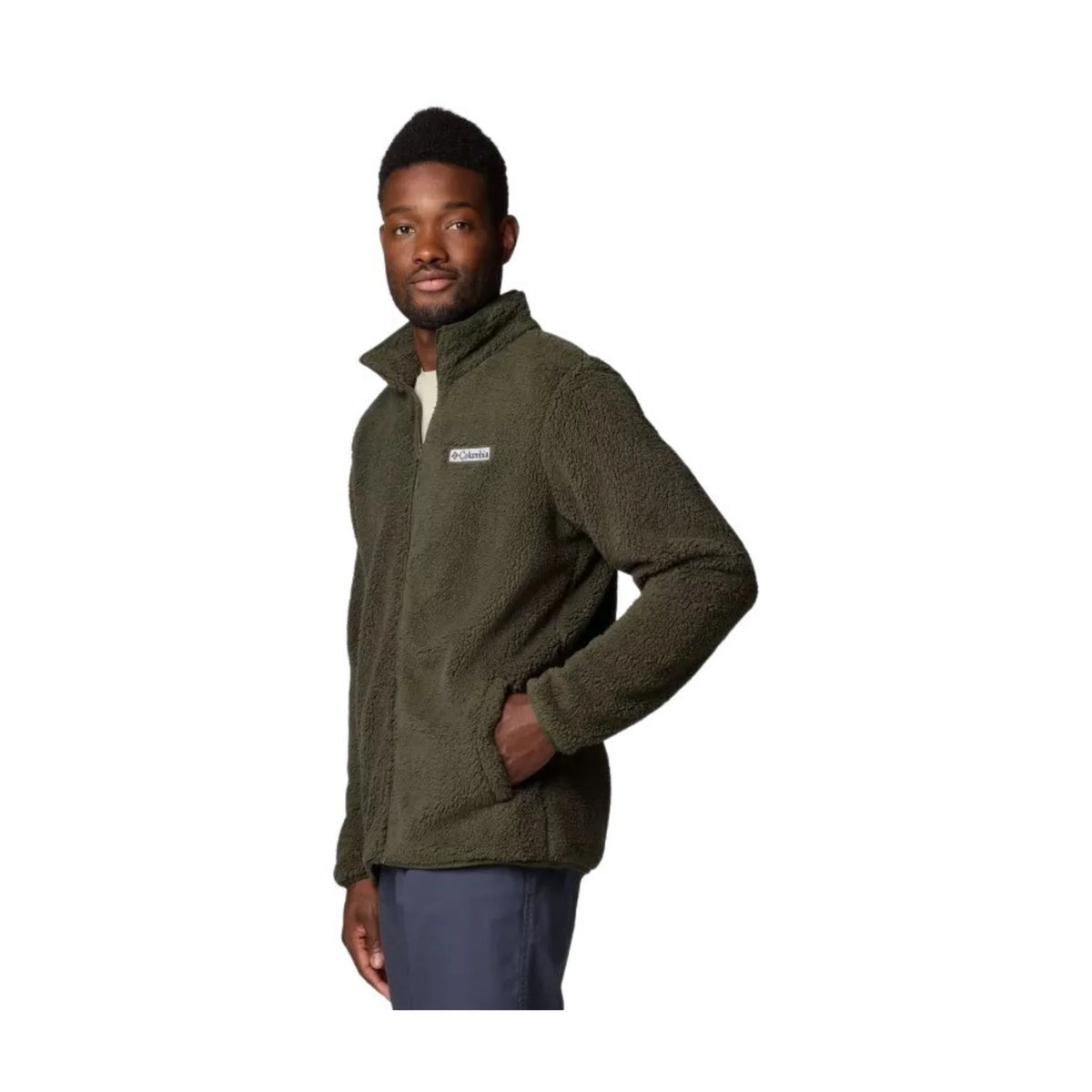 Columbia - Rugged Ridge III Sherpa Full Zip // Olivengrøn-4-XtraGrej