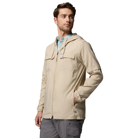 Columbia - Skien Valley Langærmet Skjorte Med Hætte // Ancient Fossil-2-XtraGrej