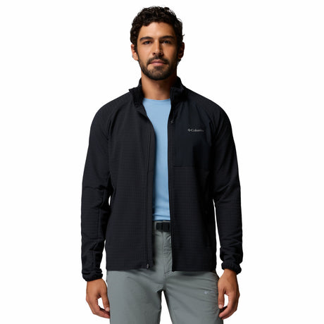 Columbia - Superior Summit Grid Full Zip Fleece // Sort-4-XtraGrej