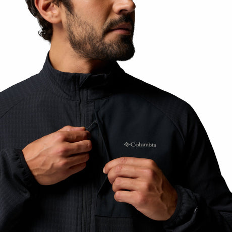 Columbia - Superior Summit Grid Full Zip Fleece // Sort-6-XtraGrej