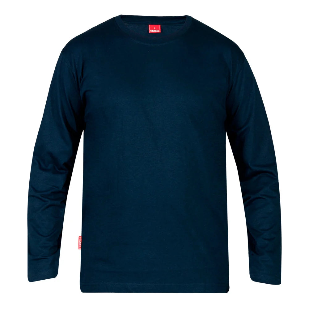 Engel Workwear - Extend Langærmet T-shirt // Blå-2-XtraGrej