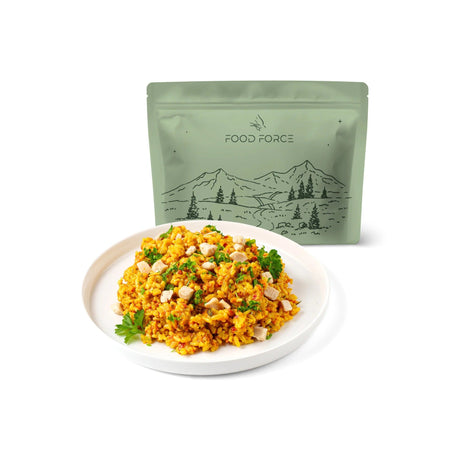 Food Force - Stegte Ris med Kylling 150 g (609 kcal)-1-XtraGrej