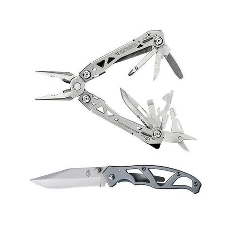 Gerber - Suspension NXT Multi-Tool & Paraframe Mini Kniv-1-XtraGrej