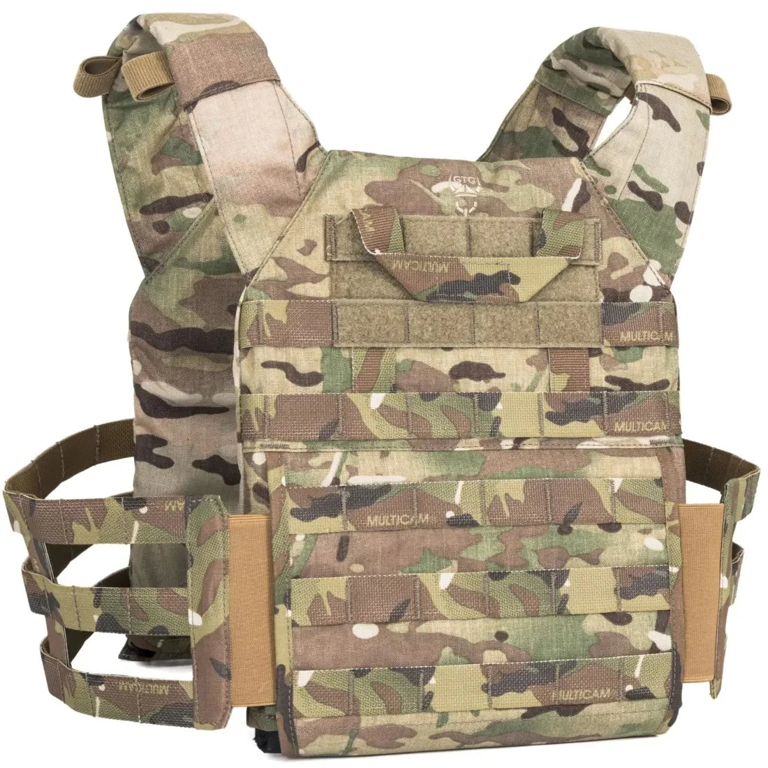 Gingers Tactical Gear - Kangaroo Skeleton Plate Carrier // MultiCam-2-XtraGrej