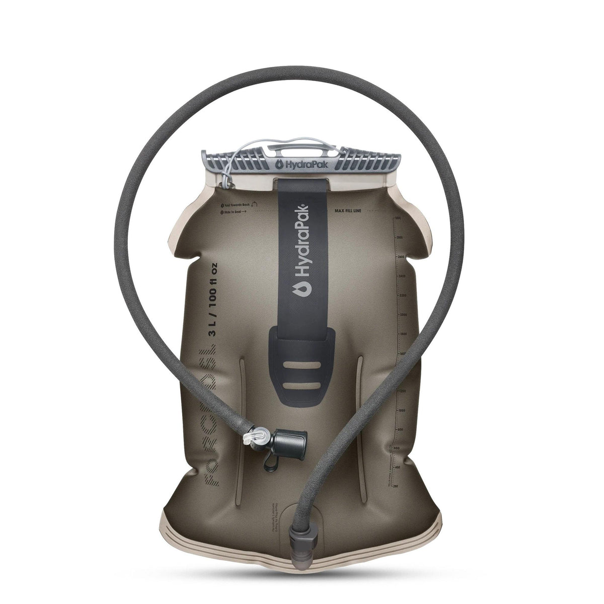 Hydrapak - Force DSL Drikkesystem 3L // Mammoth Grey-1-XtraGrej