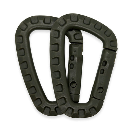 K-Force - ABS Karabiner (2 stk) // Olivengrøn-1-XtraGrej