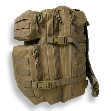 K-Force - Tactical Assault Rygsæk Large 40L // Sand / Ørken-2-XtraGrej