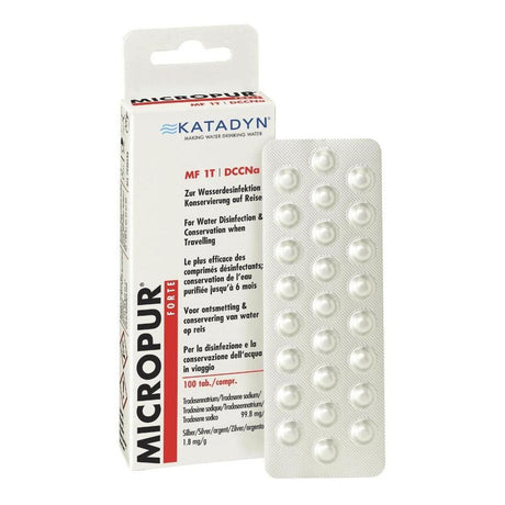 Katadyn - Micropur Forte MF 1T Vandrensningstabletter (100 stk.)-1-XtraGrej