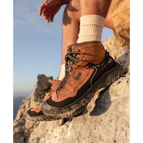 Keen - Targhee IV MID WP Herre Vandrestøvle // Bison-Black-7-XtraGrej