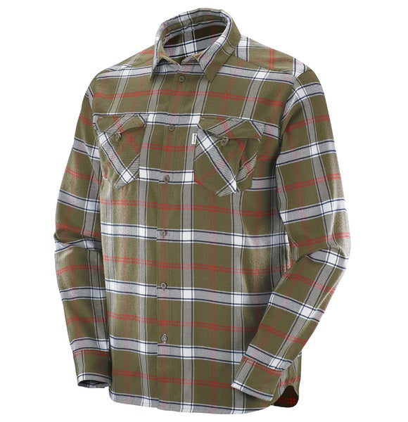 Salomon Flannel Skjorte / skovmandsskjorte, Grøn