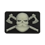 M-tac bearded skull 3d pvc