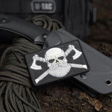 M-tac bearded skull 3d pvc