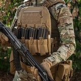 M-Tac Front Panel for plate carrier Cuirass QRS for 4 Magazine