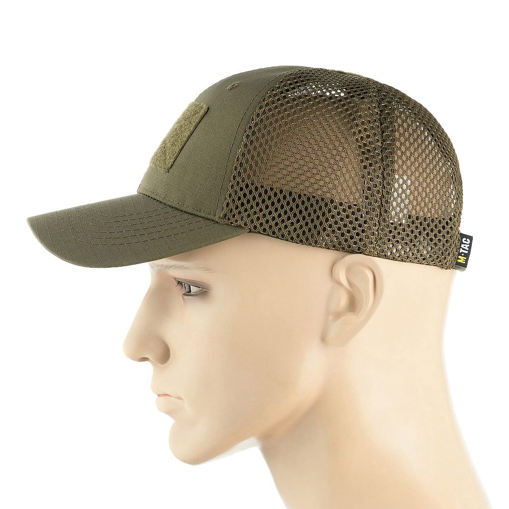 M-Tac Mesh Flex Ripstop Baseball Cap with velcro