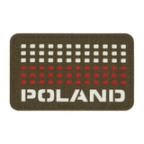 M-Tac patch Poland (with flag) 50x80 Laser Cut
