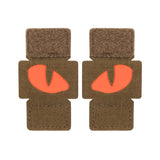M-Tac patch Tiger Eyes Laser Cut (couple)
