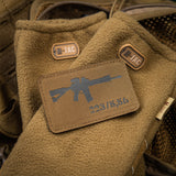 M-Tac patch AR-15 223/5","56 Laser Cut