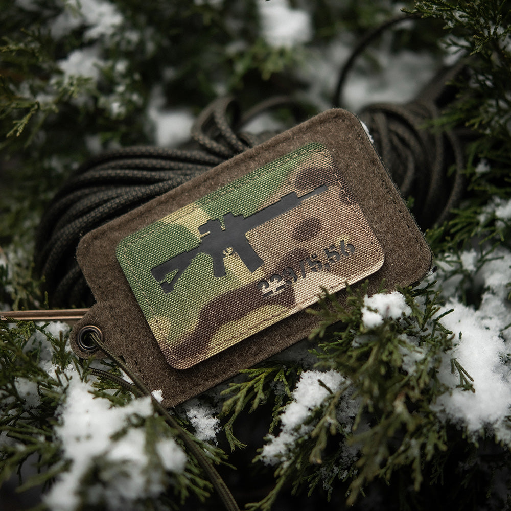 M-Tac patch AR-15 223/5","56 Laser Cut