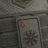 M-Tac patch map Helmet of Horror (embroidery)